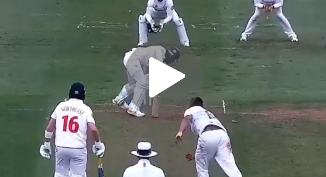 [Watch] County Batter Zain-ul-Hasan’s 'Hilarious' Dismissal Vs Leicester; Video Goes Viral